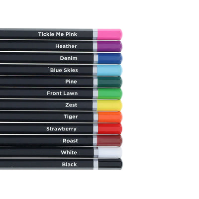 Icon Tin Colouring Pencils - Fauna - Box of 12