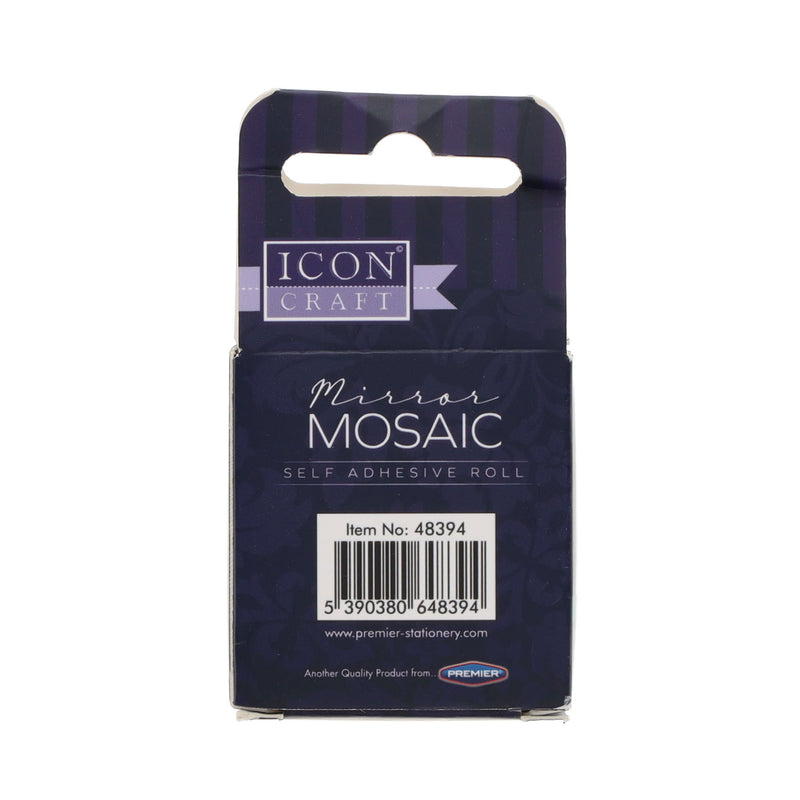 Icon Craft Mirror Mosaic Self Adhesive Roll - Rose - 10mm