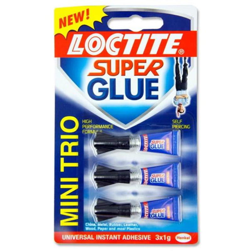 Loctite Mini Trio Superglue - 1g - Pack of 3