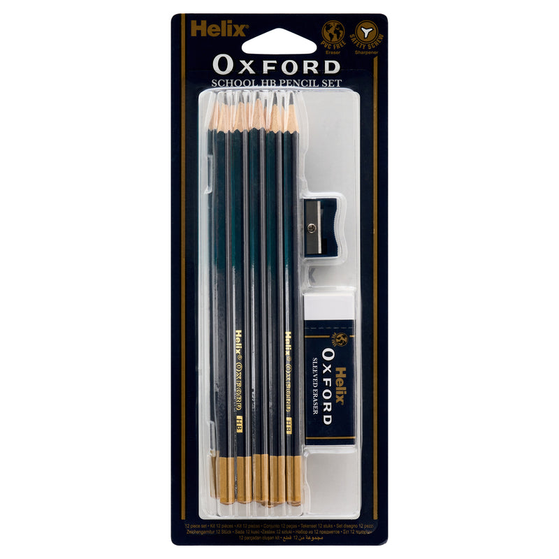 Helix Oxford School Pencil Set - HB 7 Pieces