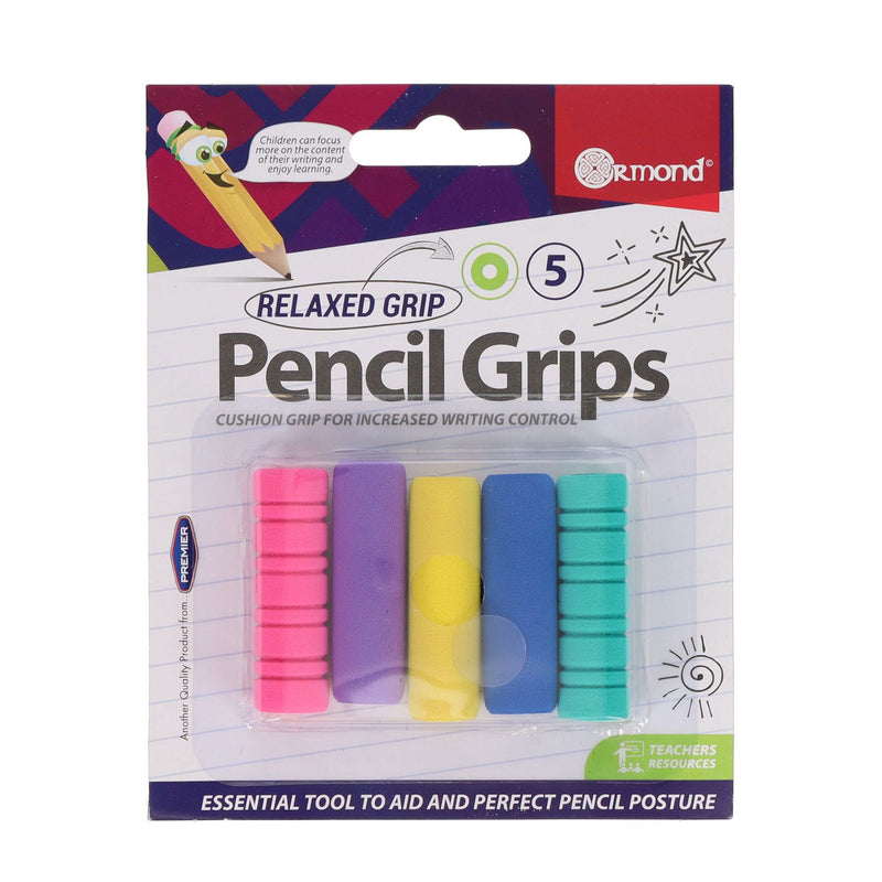 Ormond Cushion Soft Pencil Grips - Pack of 5