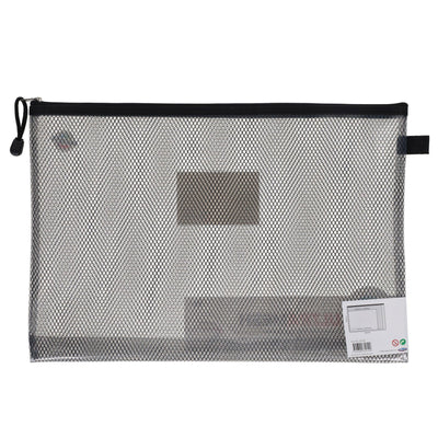 Premto B4+ Ultramesh Expanding Wallet with Zip Closure - Jet Black