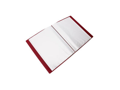 Premto A4 40 Pocket Display Book - Rhubarb