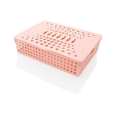 Premto Pastel A4 Heavy Duty File Storage - Pink Sherbet