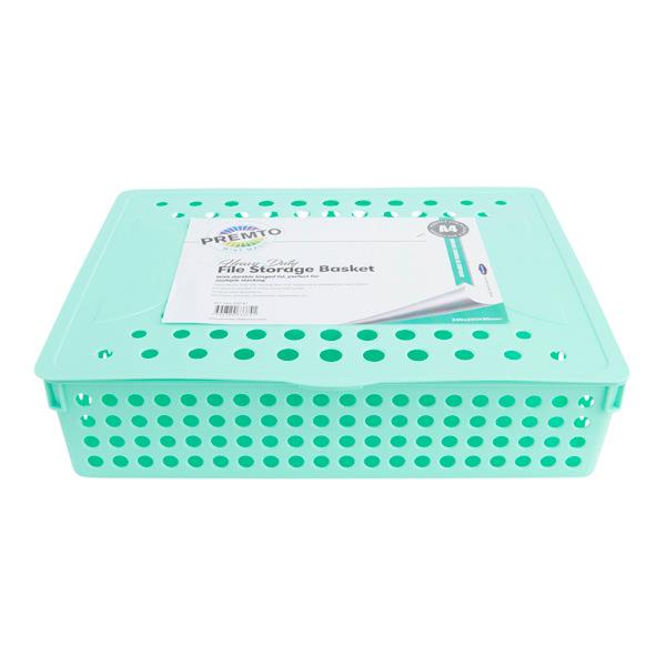 Premto Pastel A4 Heavy Duty File Storage - Mint Magic Green