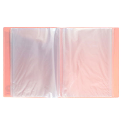 Premto Pastel A4 60 Pockets Display Book - Pink Sherbet