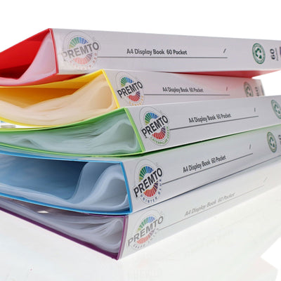 Premto A4 60 Pockets Display Book - Grape Juice