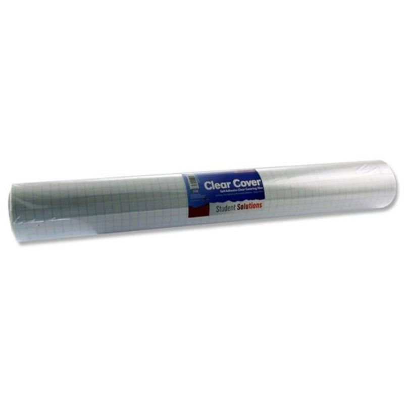 Student Solutions 20mx50cm Adhesive Clear Book Cover Roll