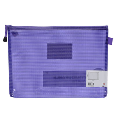 Premto A4+ Extra Durable Mesh Wallet with Zip - Heather Haze