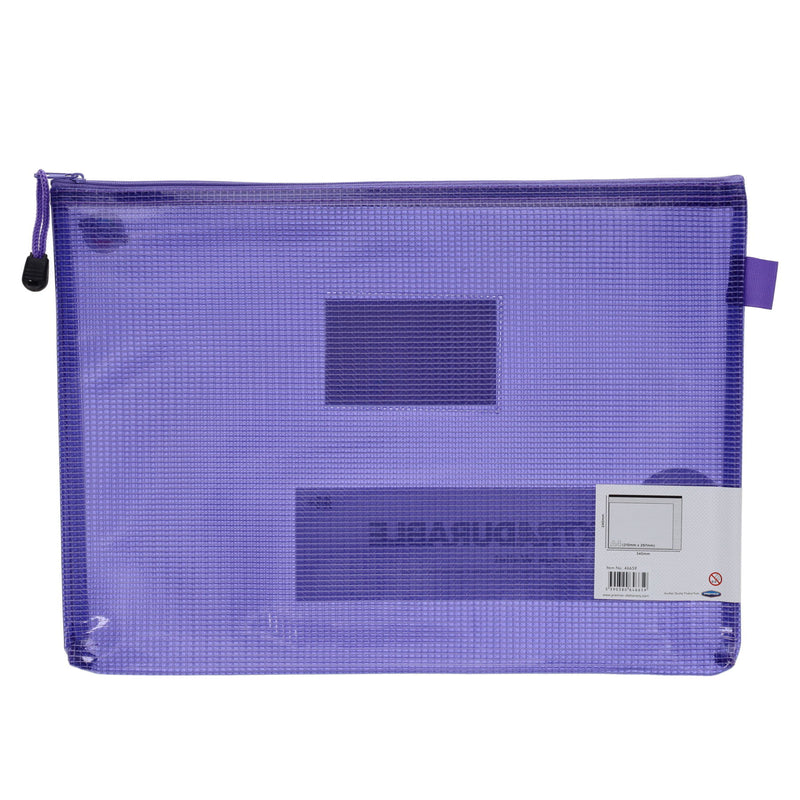 Premto A4+ Extra Durable Mesh Wallet with Zip - Heather Haze