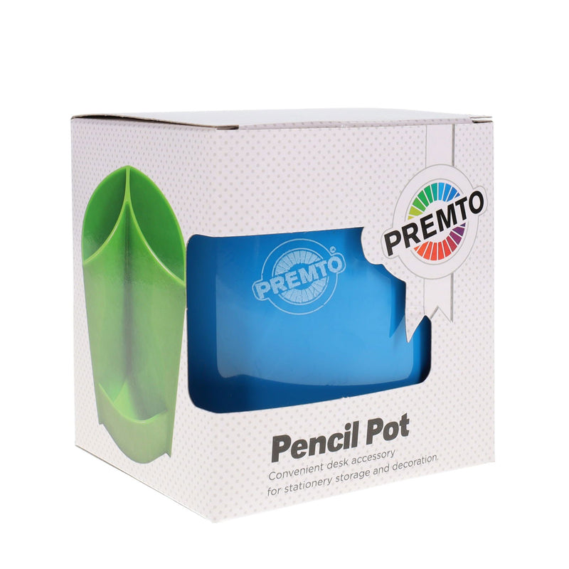 Premto Pen Pot - Printer Blue