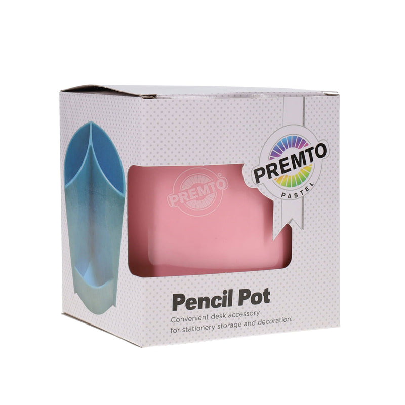 Premto Pastel Pen Pot - Pink Sherbet