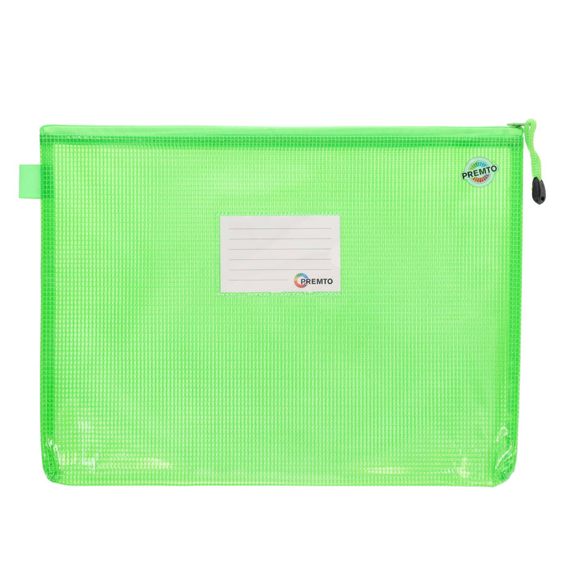 Premto A4+ Extra Durable Mesh Storage Wallet - Pack of 5