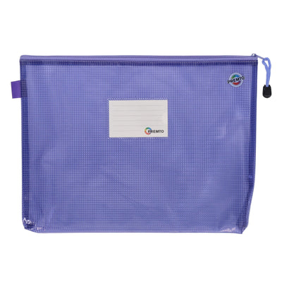 Premto Pastel A4+ Extra Durable Mesh Storage Wallet - Pack of 5