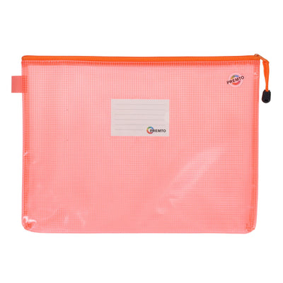Premto Pastel A4+ Extra Durable Mesh Storage Wallet - Pack of 5