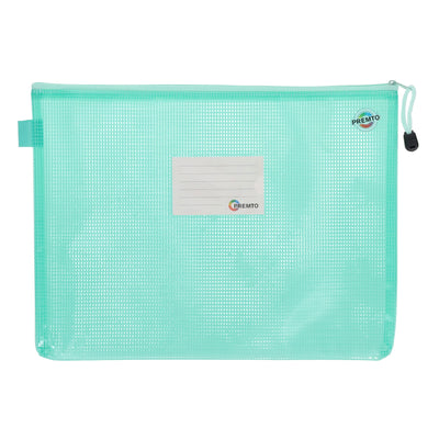 Premto Pastel A4+ Extra Durable Mesh Storage Wallet - Pack of 5