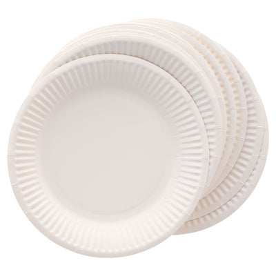 Crafty Bitz Paper Plates - 7 inch - Pack of 50