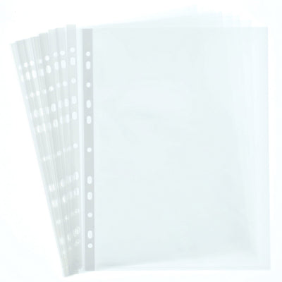 Premier Office A4 Extra Strong Protective Punched Pockets - Pack of 40
