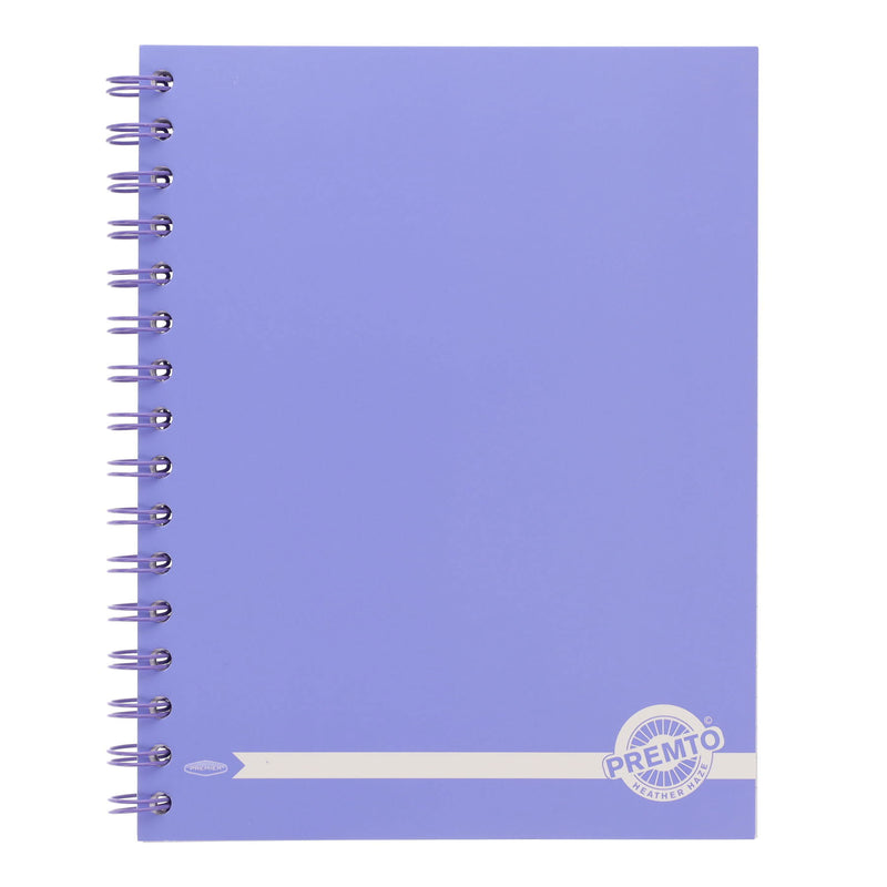 Premto Pastel A5 Wiro Notebook - 200 Pages - Heather Haze