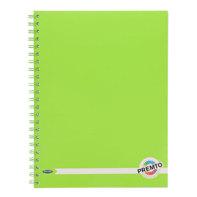 Premto A4 Wiro Notebook PP - 200 Pages - Caterpillar Green