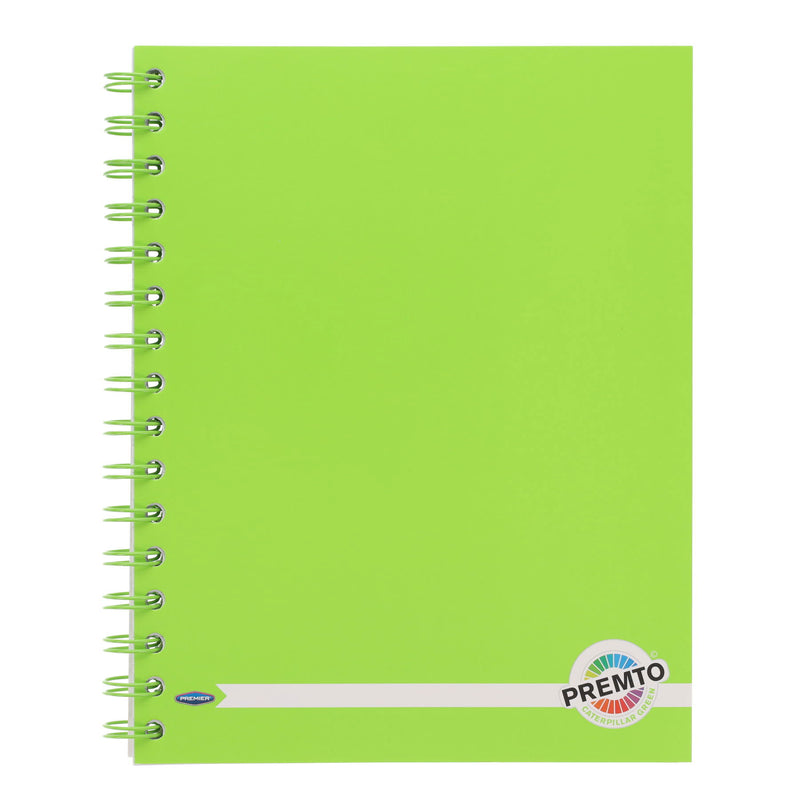 Premto A5 Wiro Notebook - 200 Pages - Caterpillar Green