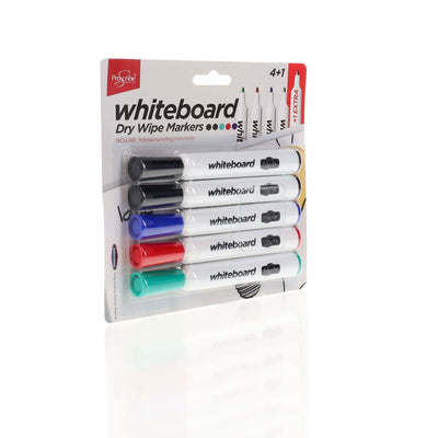 Pro:Scribe Dry Wipe Markers - Pack of 5