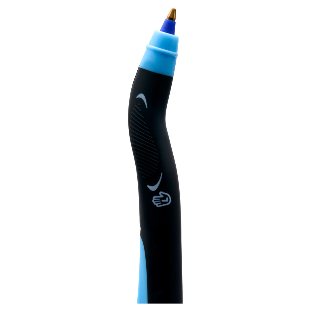 Maped Visio Left Handed Ball Pen - Ergonomic Blue Ink Pen For Left Hand Writers