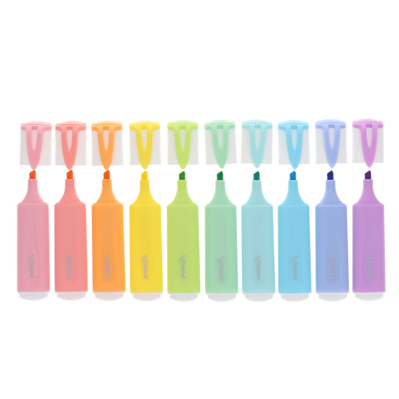 Maped Highlighters - Pastel - Pack of 10