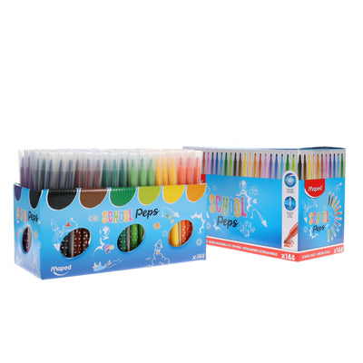 Maped Schoolpack Color'peps Washable Markers Schoolpack - Box of 144