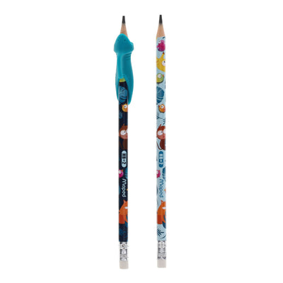 Maped Jungle Fever Pencil With Grip - HB - Pack of 2