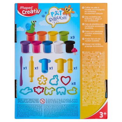 Maped Accessories Play Dough Set - 9 X 56g