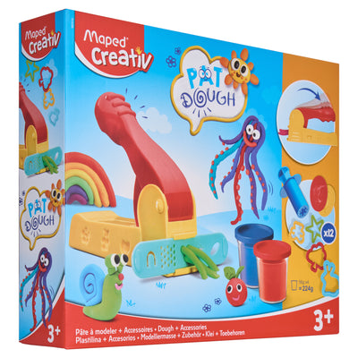 Maped Creativ Play Dough & Accessories Set including 4x56g Tubs