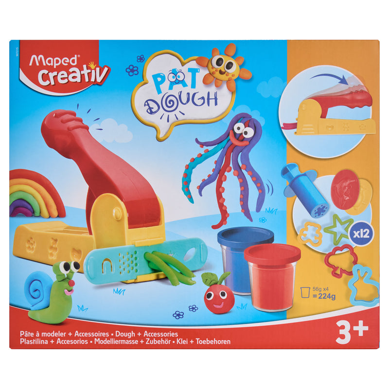 Maped Creativ Play Dough & Accessories Set including 4x56g Tubs