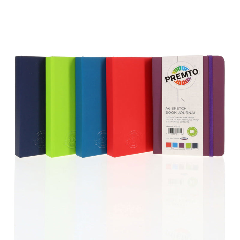 Premto A6 Journal & Sketch Book - 192 Pages - Ketchup Red