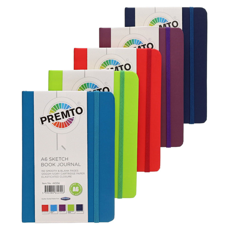 Premto A6 Journal & Sketch Book - 192 Pages - Ketchup Red