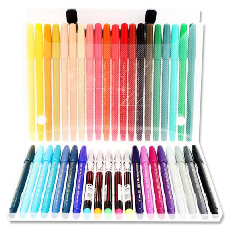 Pentel Arts Studio Markers Set In Carry Case - 40 Pieces