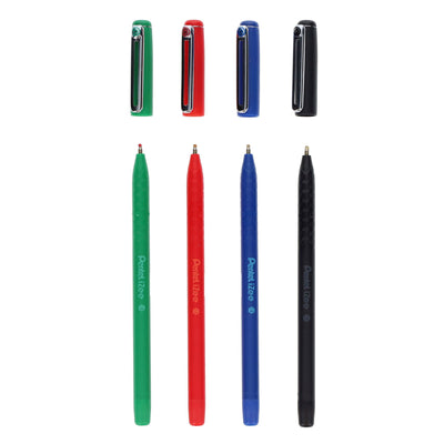 Pentel Izee Ballpoint Pen With Cap - Pack of 4