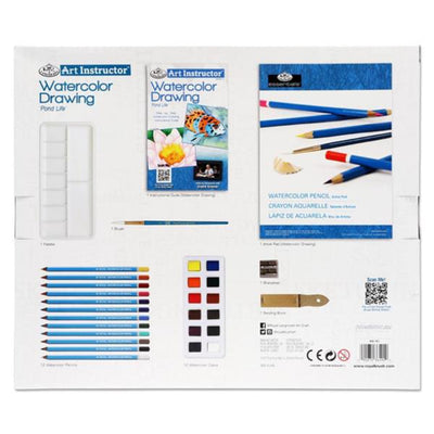 Royal & Langnickel Art Instructor 2 Project Art Set - Watercolour Drawing- 30 Pieces