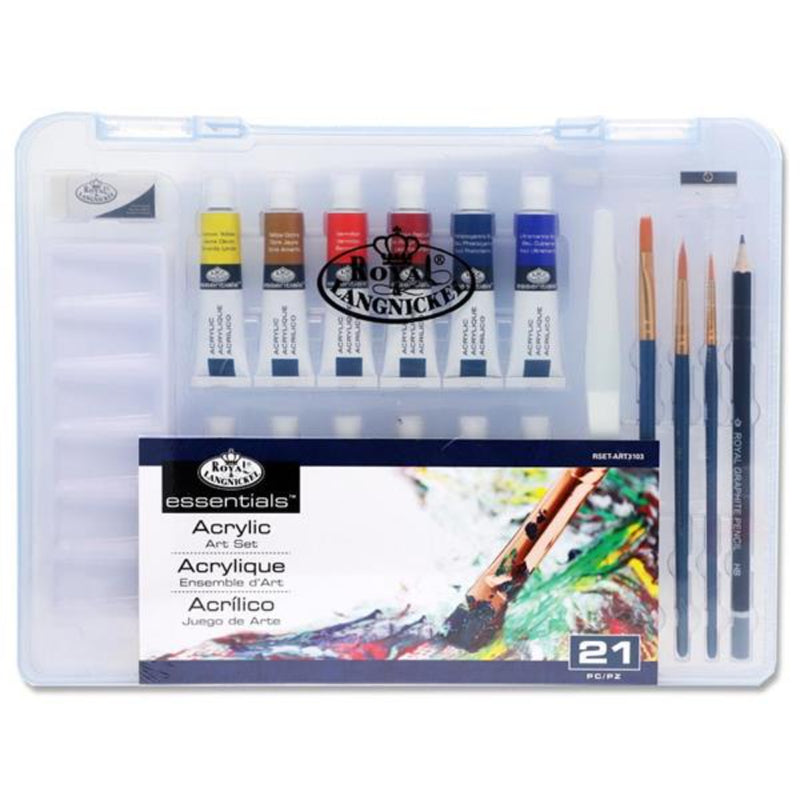 Royal & Langnickel Large Acrylic Art Set - 21 Pieces