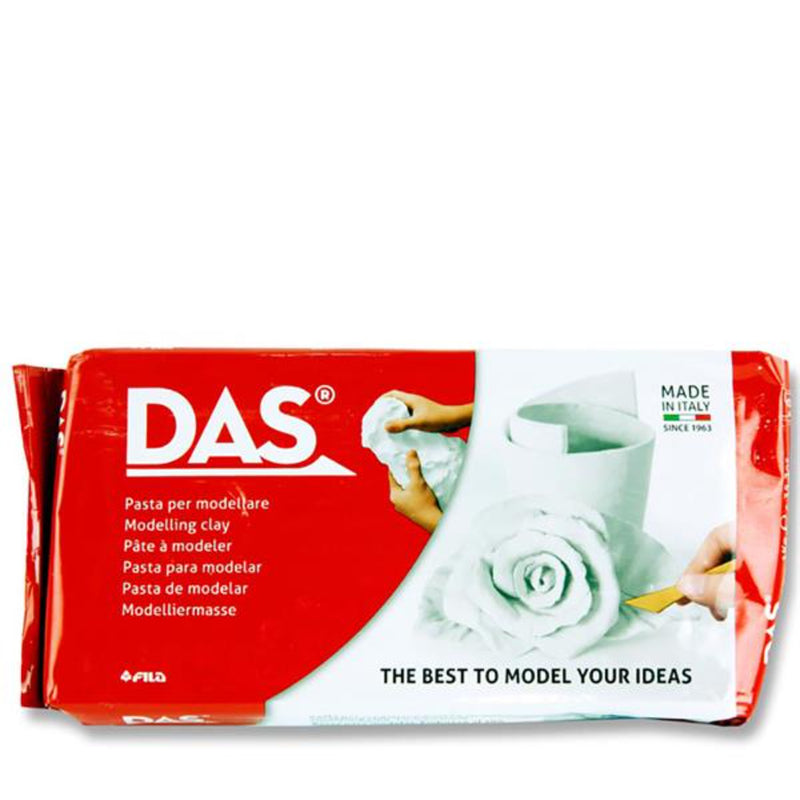 DAS Air Hardening Modelling Clay - White - 1kg