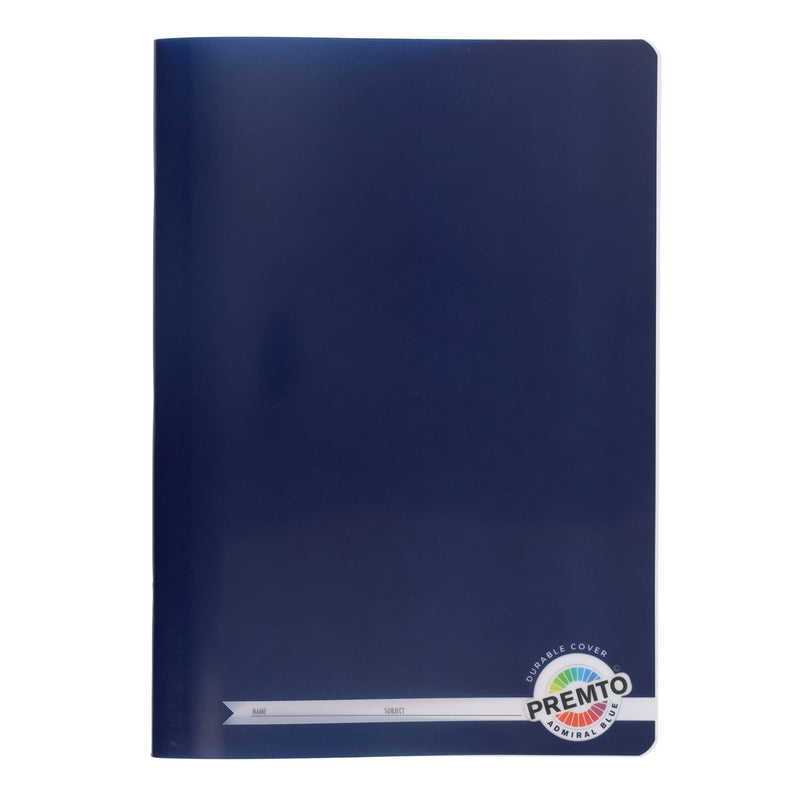Premto A4 Durable Cover Manuscript Book - 160 Pages - Admiral Blue