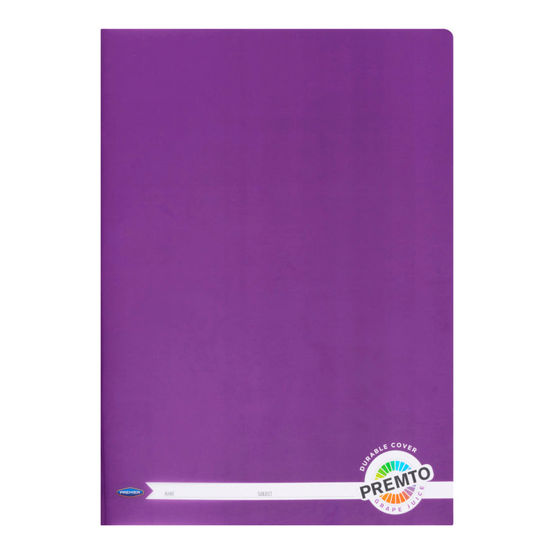 Premto A4 Durable Cover Manuscript Book - 160 Pages - Grape Juice
