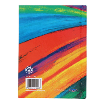 Premier A6 Hardcover Notebook - 160 Pages - Rainbow