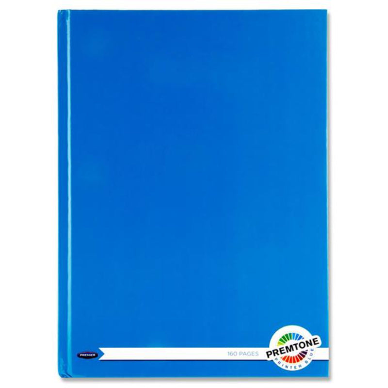 Premto A4 Hardcover Notebook - 160 Pages - Printer Blue