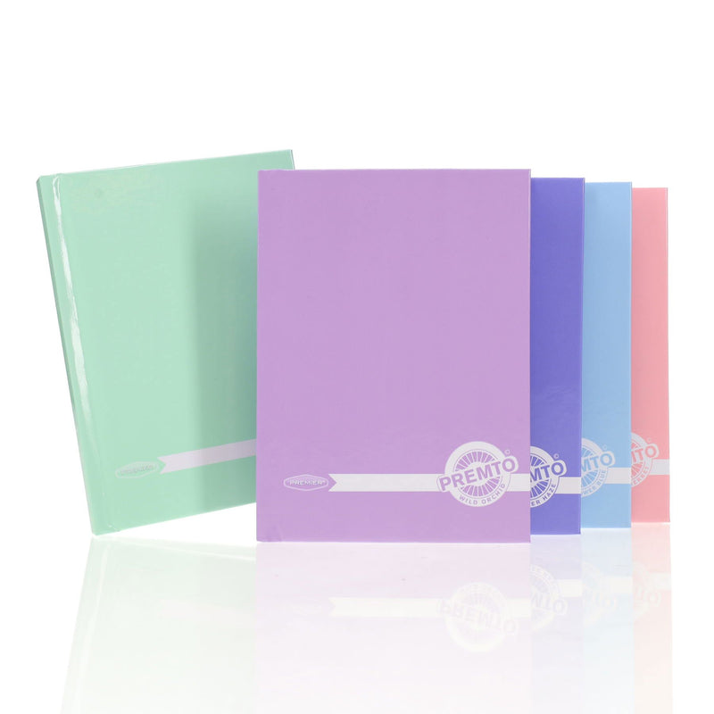 Premto Pastel A6 Hardcover Notebook - 160 Pages - Pastel - Cornflower Blue