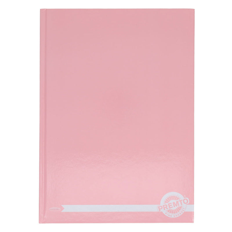 Premto Pastel A4 Hardcover Notebook - 160 Pages - Pink Sherbet