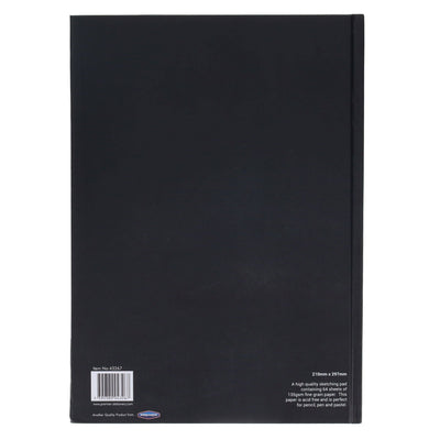 Icon A4 Hardcover Sketch Book - 135gsm - 64 Sheets