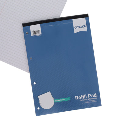 Concept Office A4 Top Bound Refill Pad  - 160 Pages