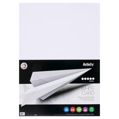 Premier Activity A2 Card - 160gsm - White - 25 Sheets