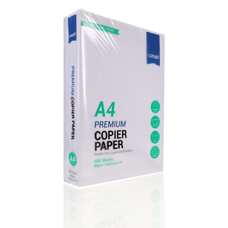 Concept A4 Premium Copier Paper - 80gsm - 500 Sheets